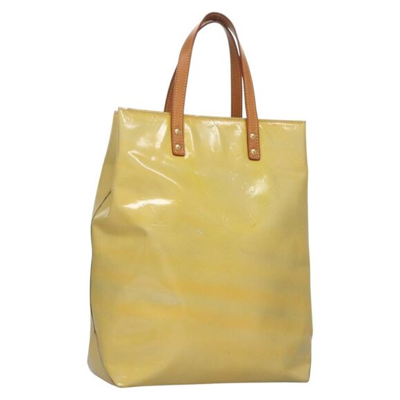 LOUIS VUITTON Monogram Vernis Reade MM Hand Bag Gris M91142 LV Auth bs22838 - Picture 6 of 16